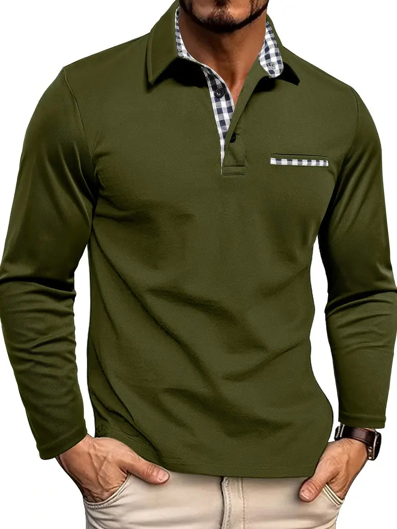 Raymond | Men’s Long-Sleeve Summer Polo Shirt
