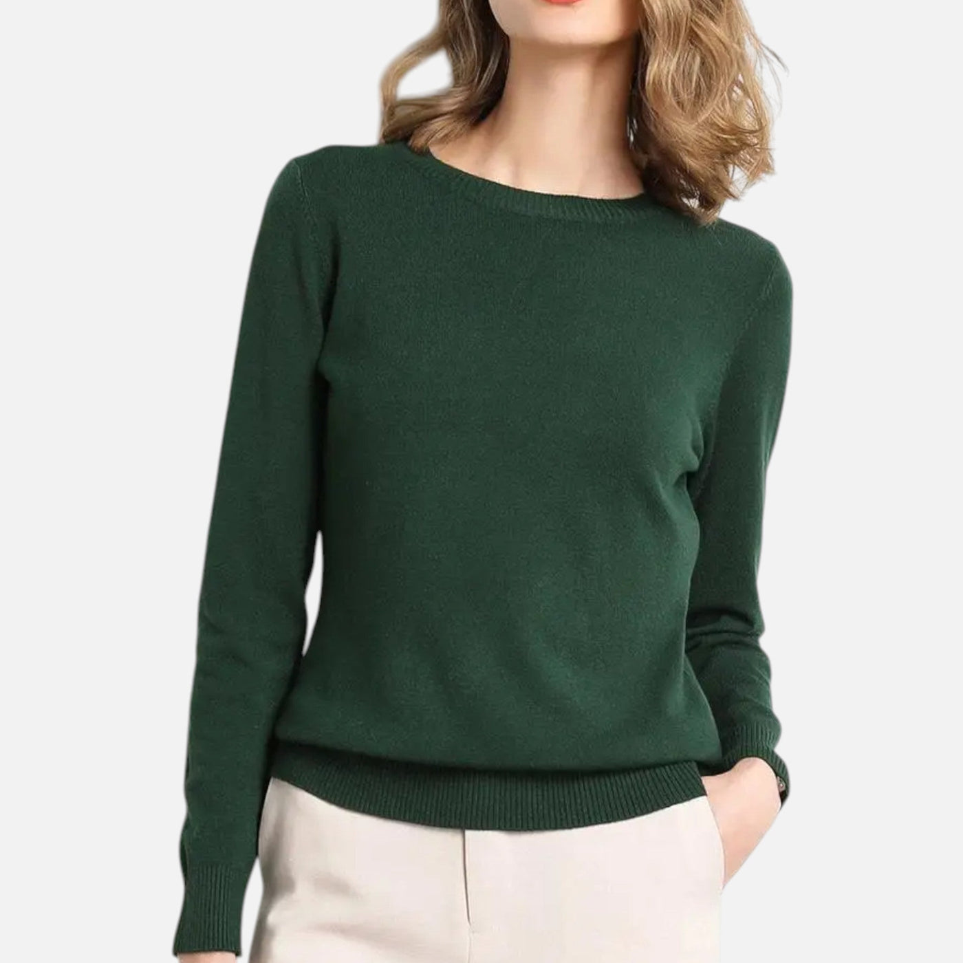 Tatiana | Women’s Merino Wool Sweater – Timeless O-Neck Elegance