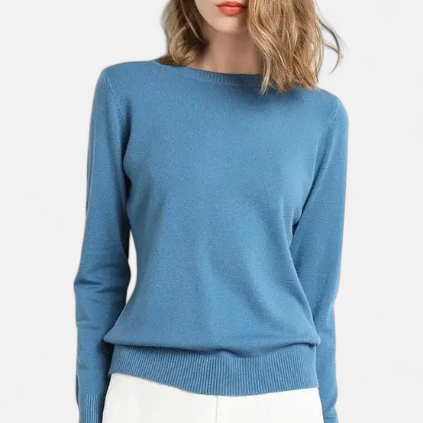 Tatiana | Women’s Merino Wool Sweater – Timeless O-Neck Elegance