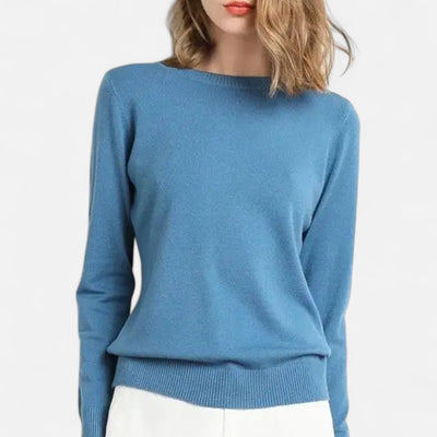 Tatiana | Women’s Merino Wool Sweater – Timeless O-Neck Elegance