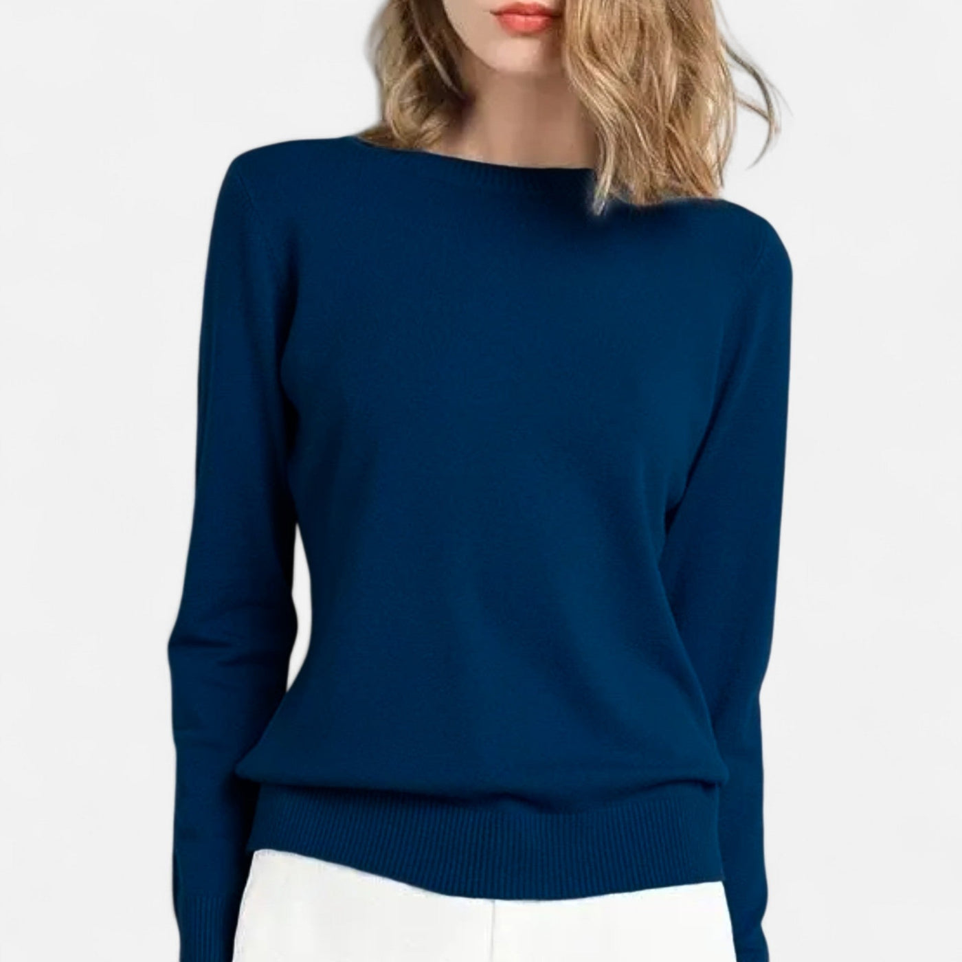 Tatiana | Women’s Merino Wool Sweater – Timeless O-Neck Elegance
