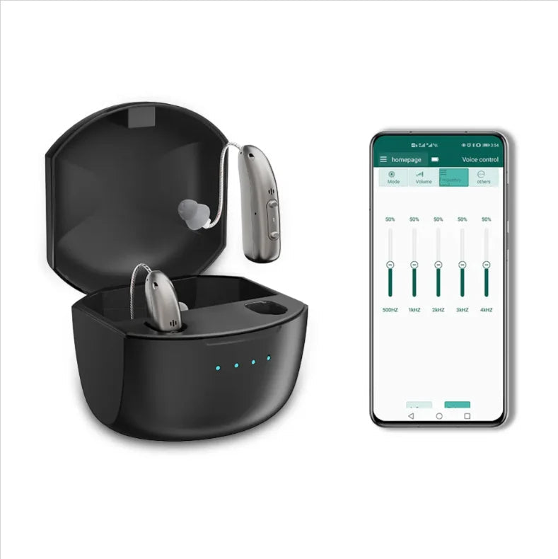 Widersonic | Rechargeable Bluetooth Hearing Aids with Noise Cancellation