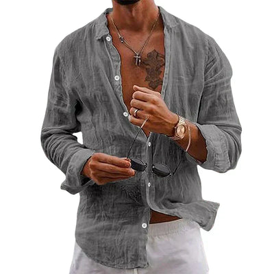 Alex | Men’s Classic Linen Shirt