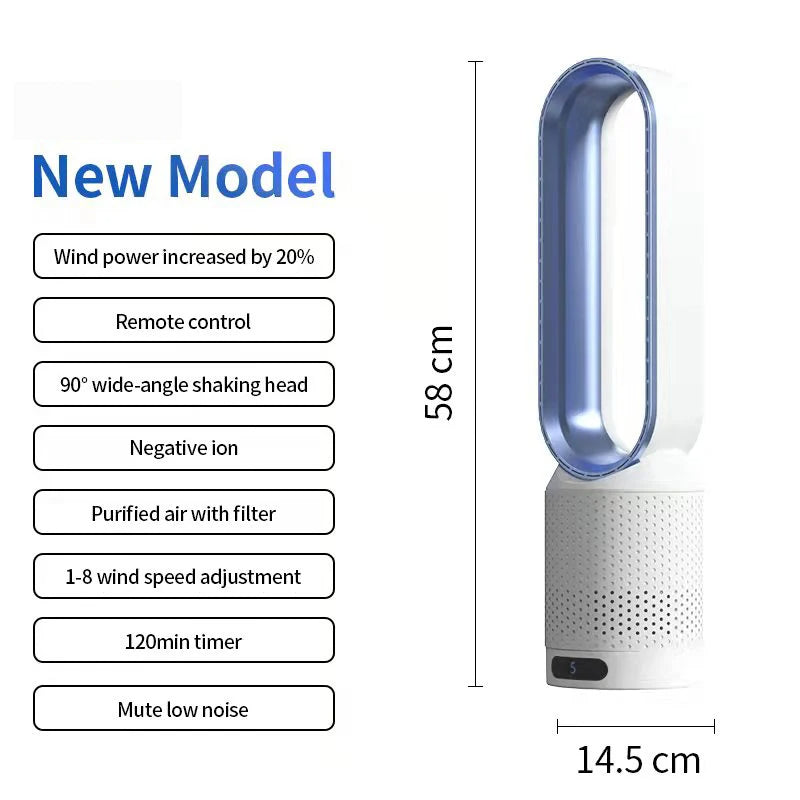 Airpure™ | 3-in-1 Bladeless Cooling & Air Purifier