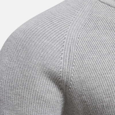 Breck | Men’s Cotton Zip Sweater – Refined Knitwear for the Season