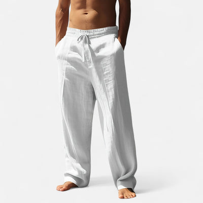 Brody | Men’s Relaxed Linen Autumn Pants – Riviera Ease