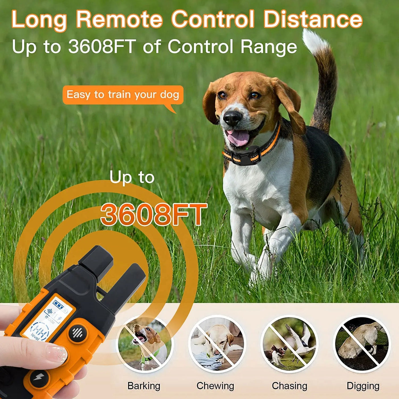 CanineControl | 3300ft Remote Dog Training E-Collar