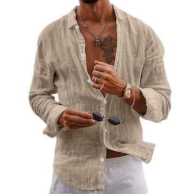 Alex | Men’s Classic Linen Shirt