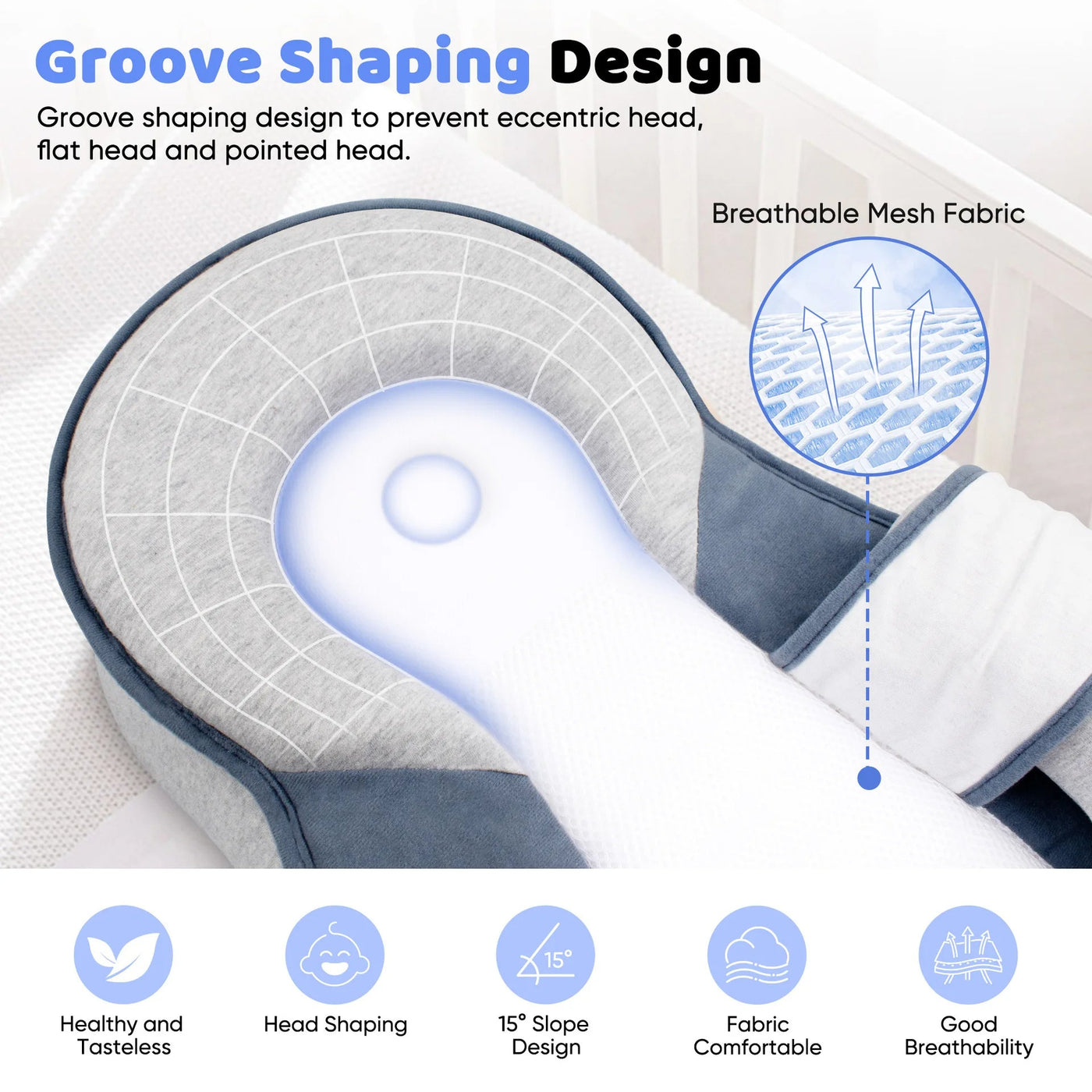 BabyEase | Anti-Reflux Elevated Baby Lounger