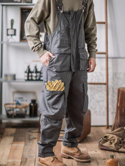 Sylvain | Loose Overalls with Multiple Pockets – Casual and Functional Style