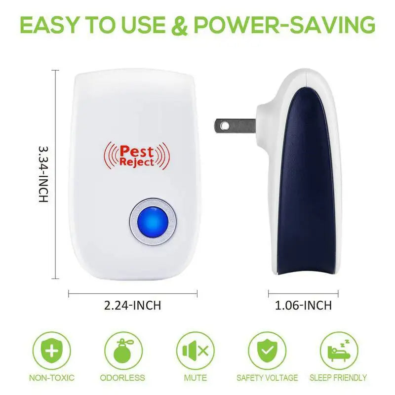 Ultrasonic Pest Repeller | Silent & Safe Home Pest Control