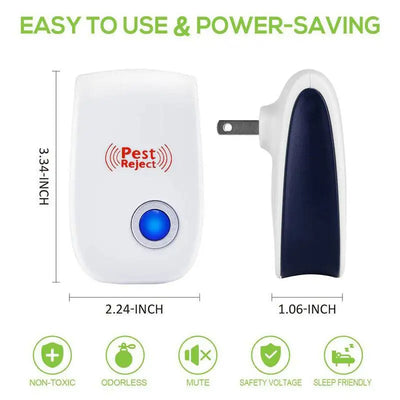 Ultrasonic Pest Repeller | Silent & Safe Home Pest Control