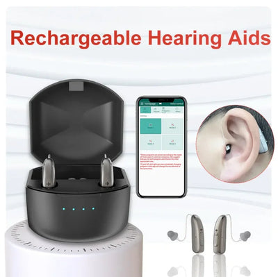 Widersonic | Rechargeable Bluetooth Hearing Aids with Noise Cancellation
