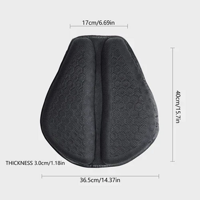 Alek | Gel Motorcycle Seat Cushion