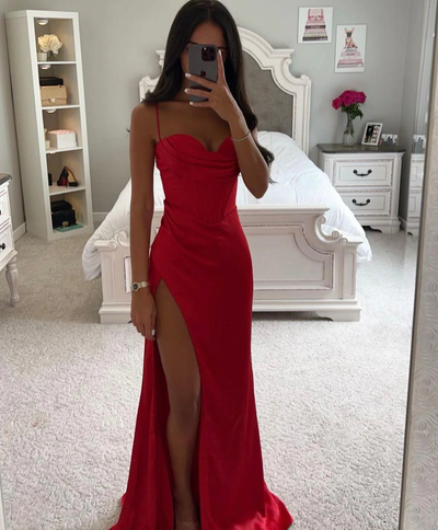 Soline | Split Evening Dress – Assertive Allure