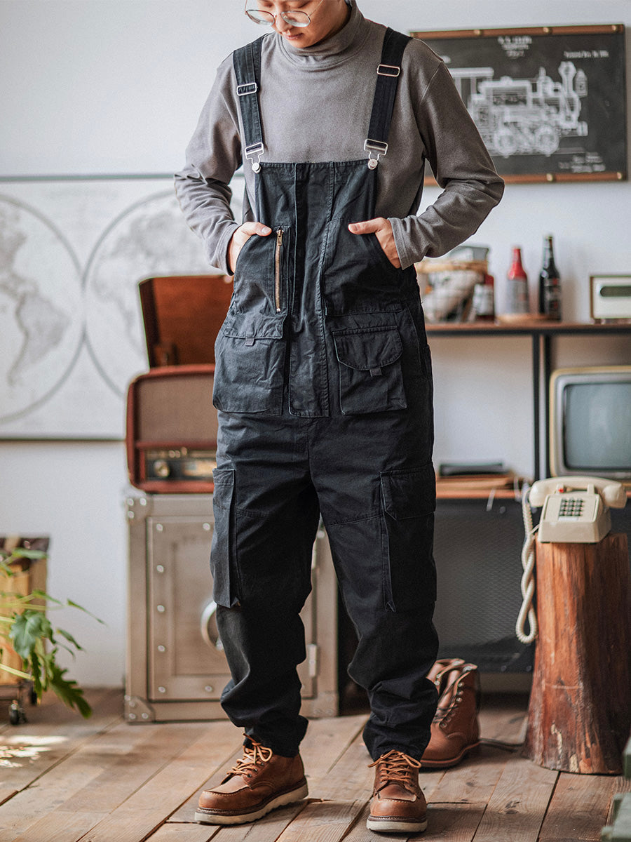 Sylvain | Loose Overalls with Multiple Pockets – Casual and Functional Style