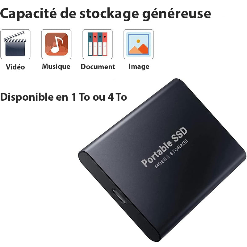 Ultra-Fast External SSD – Compact High-Capacity Storage Drive