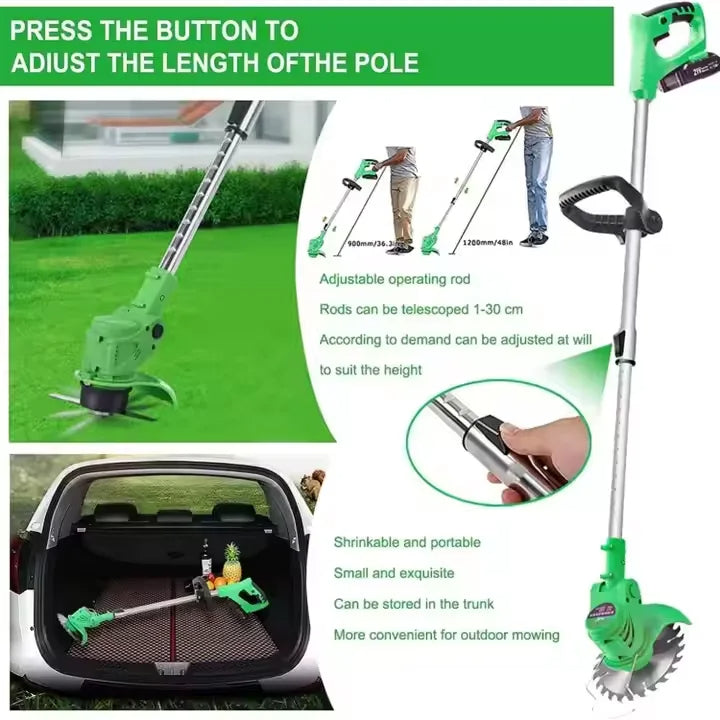 VerdePro | 4-in-1 Cordless Grass Trimmer
