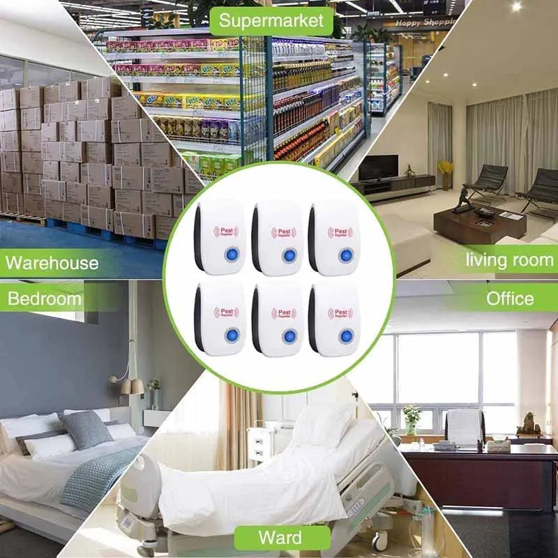 Ultrasonic Pest Repeller | Silent & Safe Home Pest Control