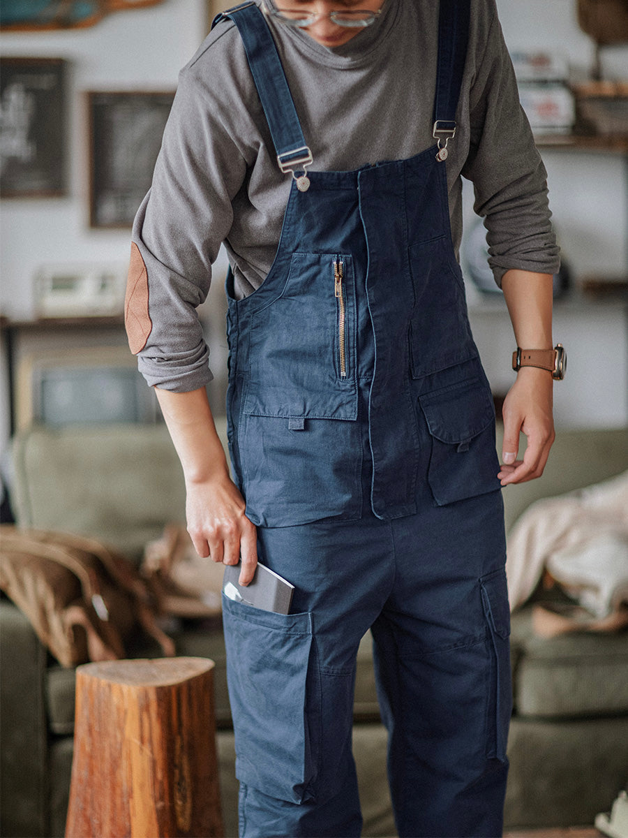 Sylvain | Loose Overalls with Multiple Pockets – Casual and Functional Style