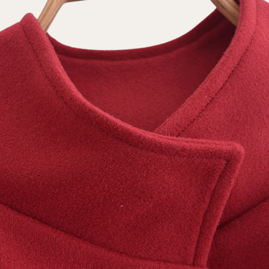 Tania | Women’s Elegant Wool Cape Coat