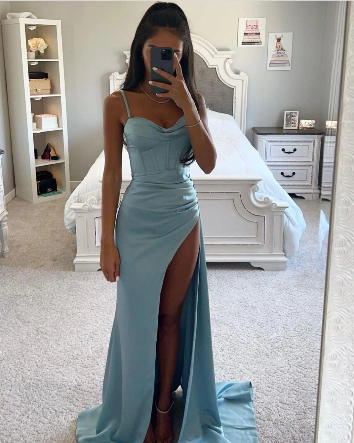 Soline | Split Evening Dress – Assertive Allure