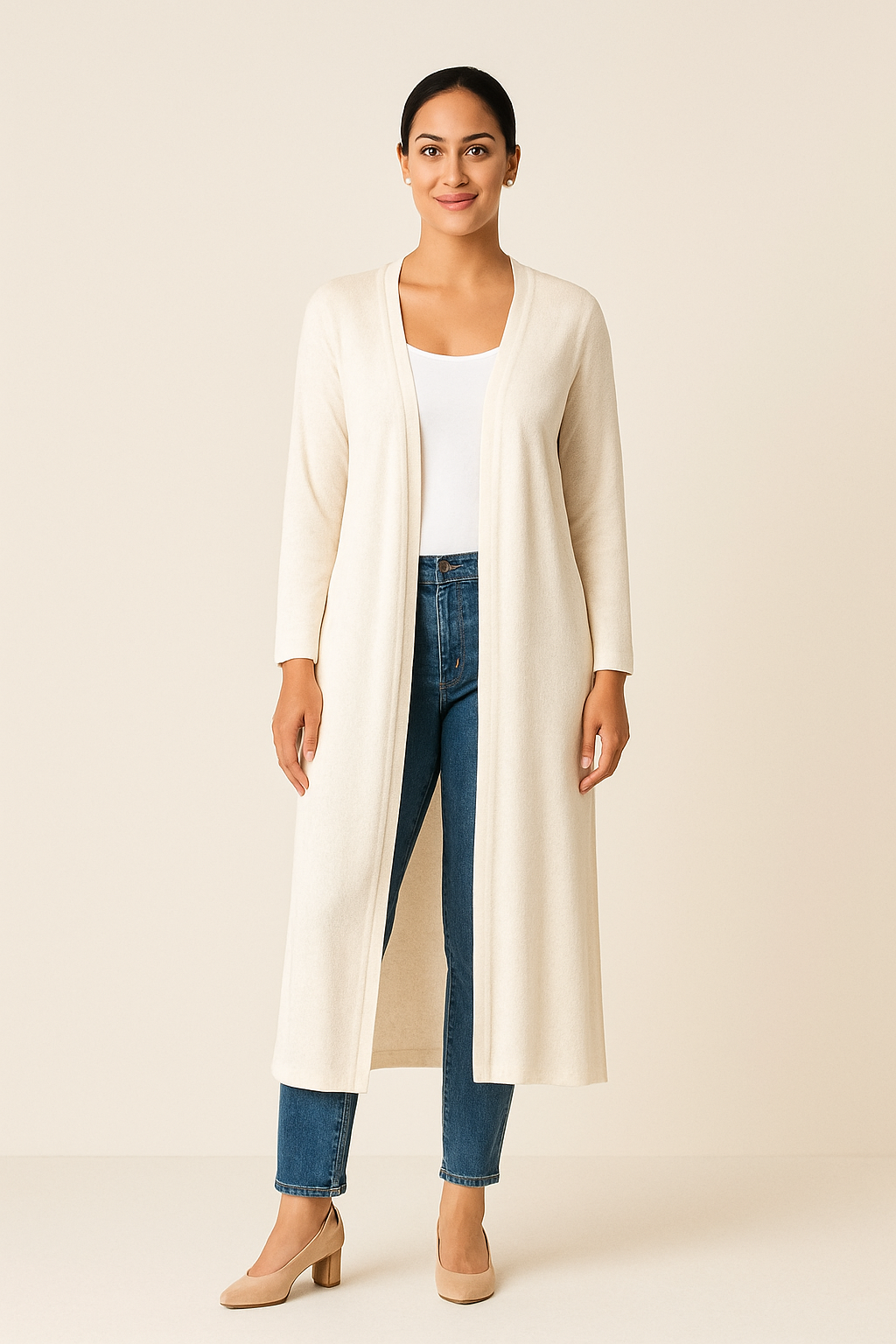 Wilma | Women’s Cozy Knit Cardigan – Soft Stretch & Effortless Elegance
