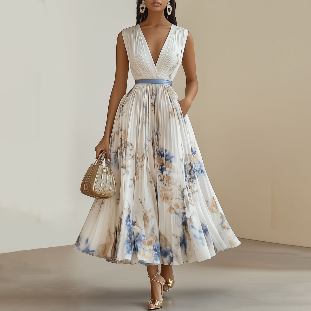Janna | Women’s Plisse Floral Ceremony Dress