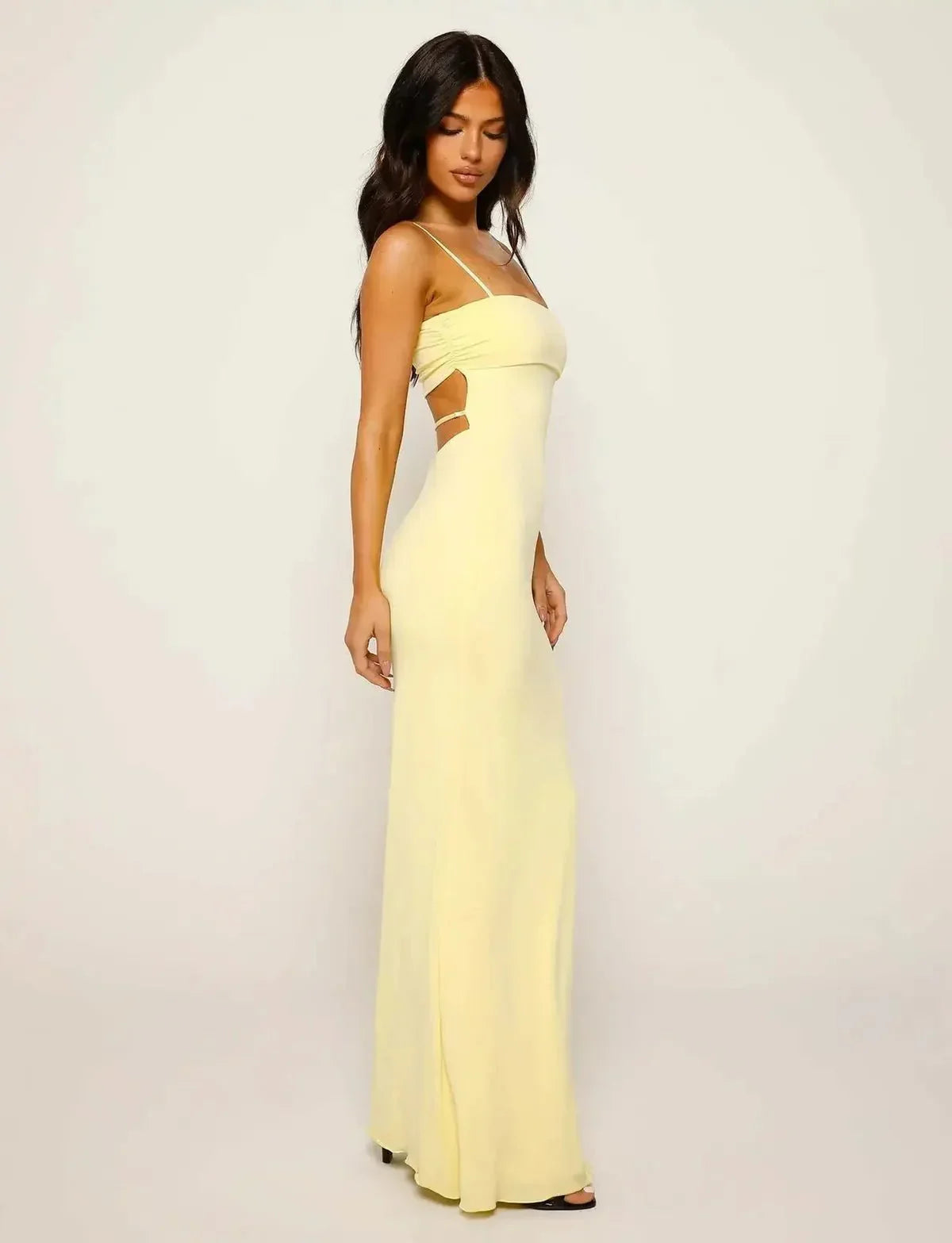 Zephyra | Backless Bodycon Maxi Dress for Evening Events