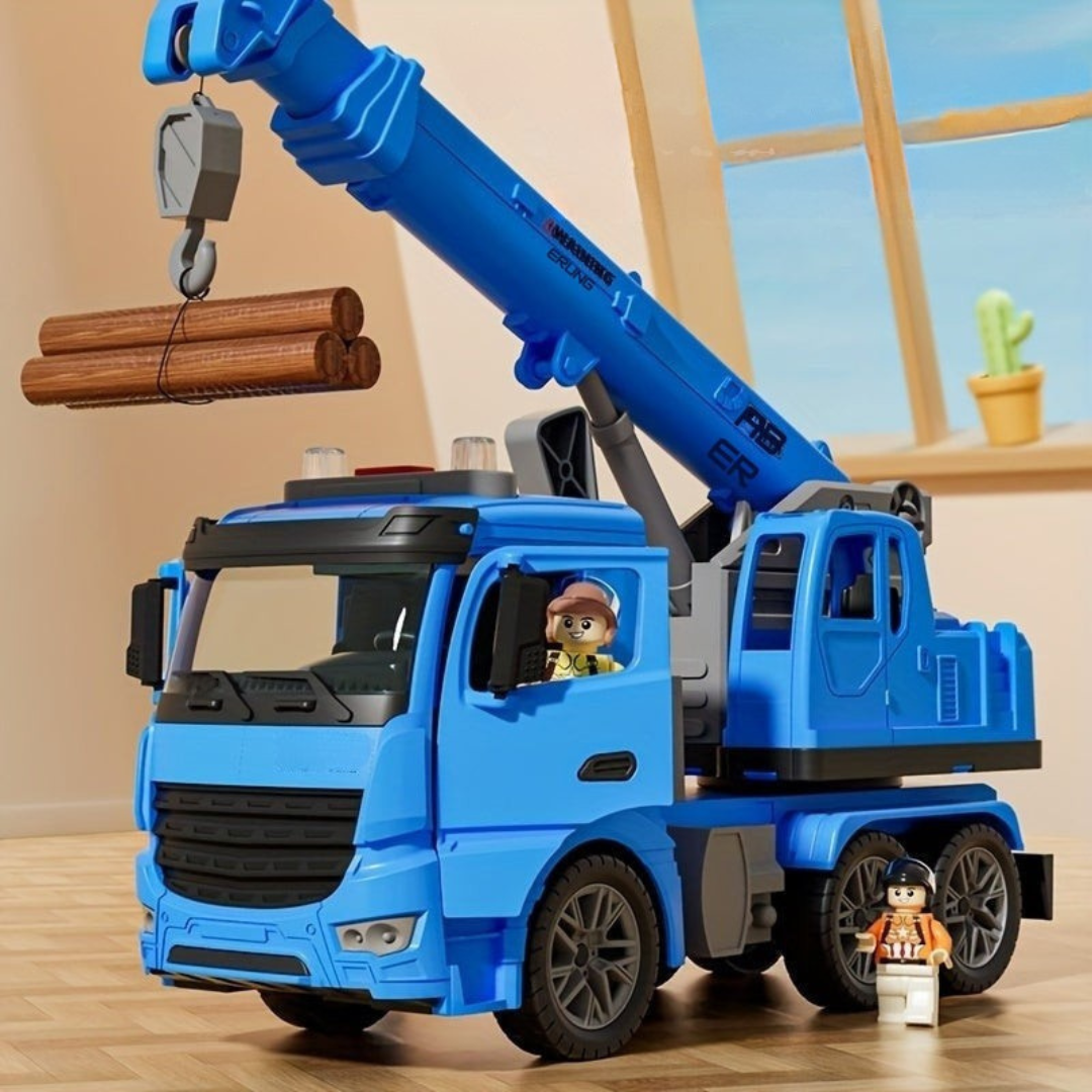 Zavrix | Construction Crane Truck Toy with Lights & Sounds