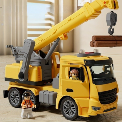 Zavrix | Construction Crane Truck Toy with Lights & Sounds
