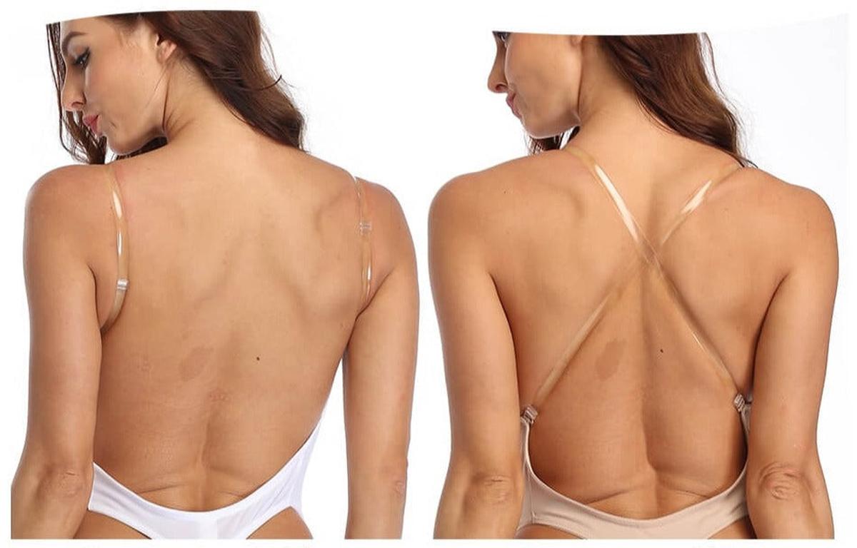 Xandra | Deep V Backless Body Shaper with Adjustable Transparent Straps