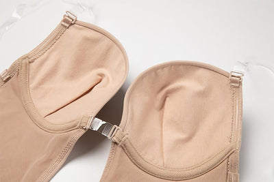 Xandra | Deep V Backless Body Shaper with Adjustable Transparent Straps