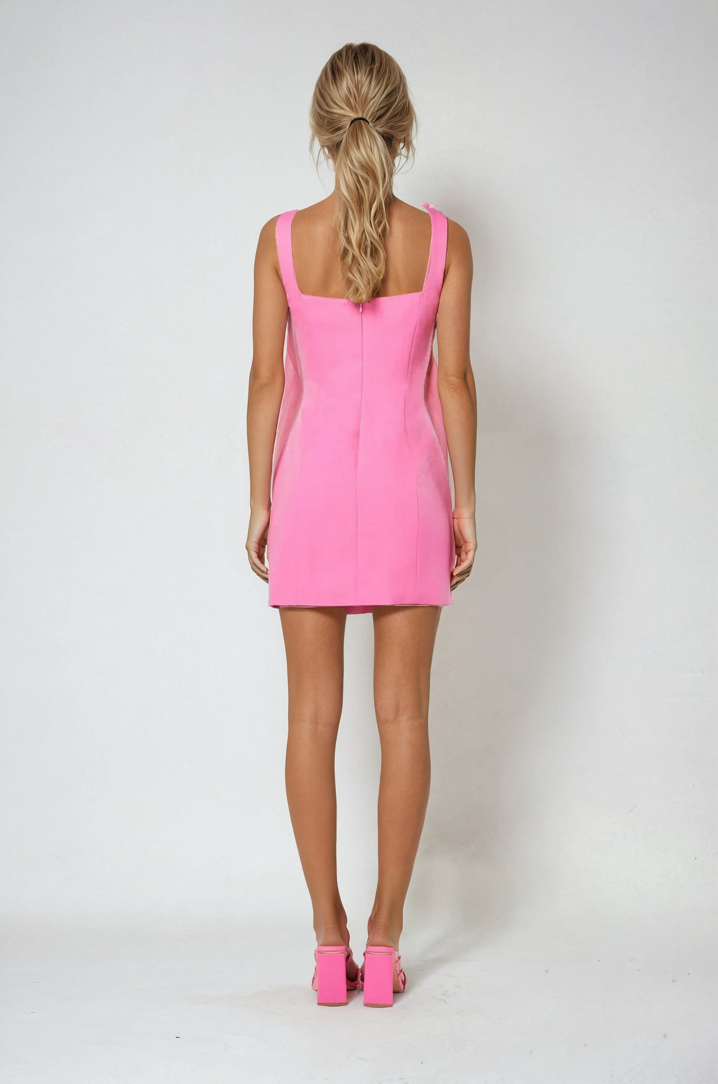 Lettie | Women’s Sculpting Mini Dress with 3D Floral Appliqués