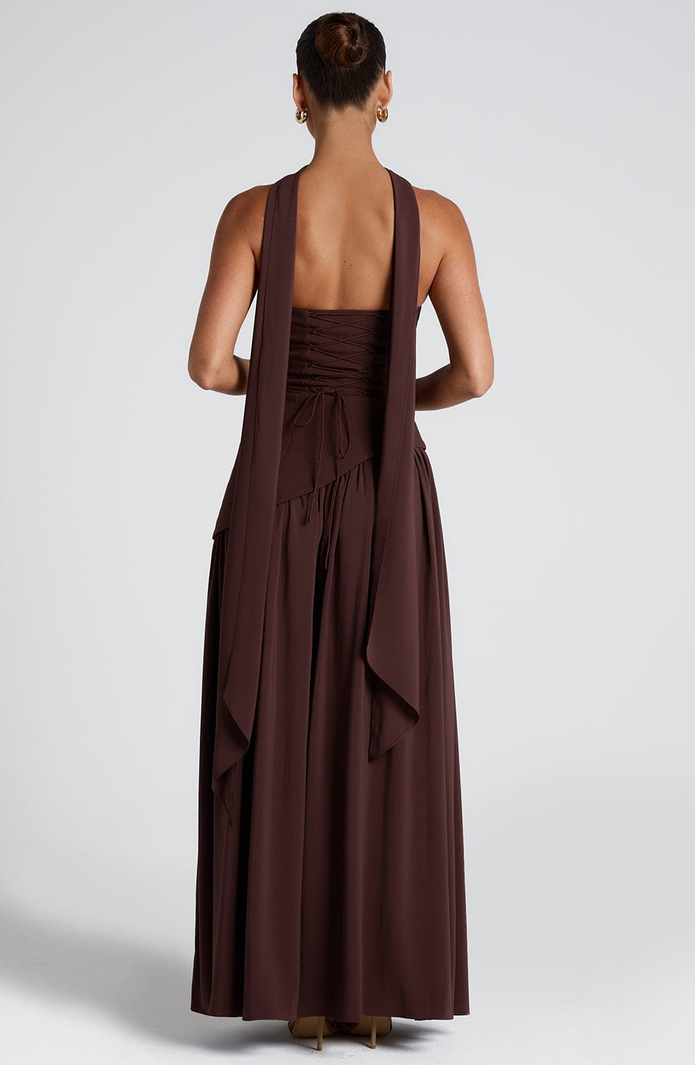 Tessa | Women’s Strapless Front-Slit Maxi Dress