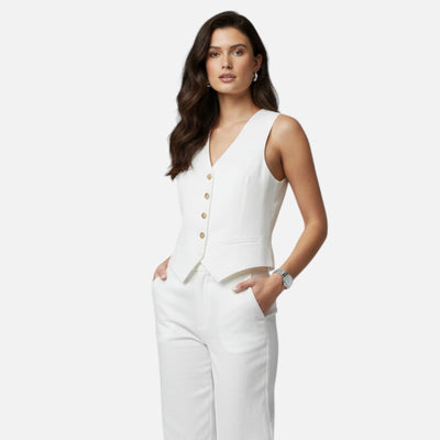 Allegra | Women’s Elegant Sleeveless Vest – Tailored Sophistication for Every Season