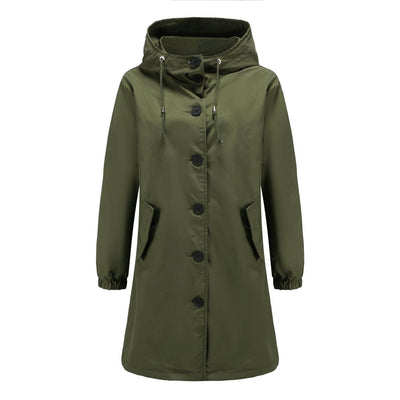 Abigail | Lightweight Waterproof Hooded Rain Jacket for Women