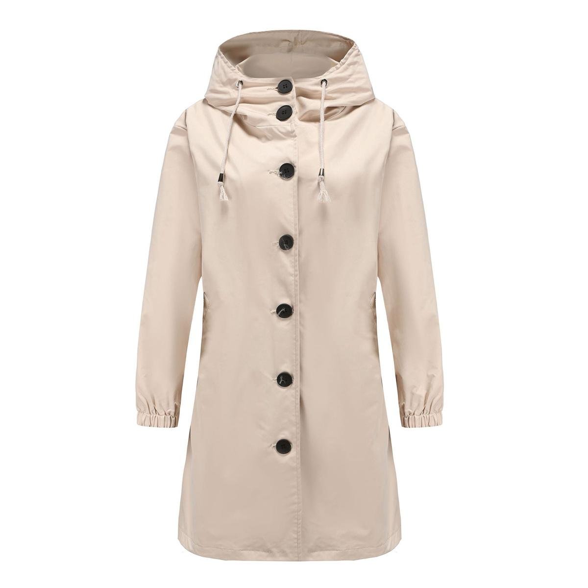 Abigail | Lightweight Waterproof Hooded Rain Jacket for Women