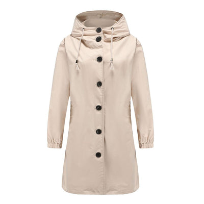 Abigail | Lightweight Waterproof Hooded Rain Jacket for Women