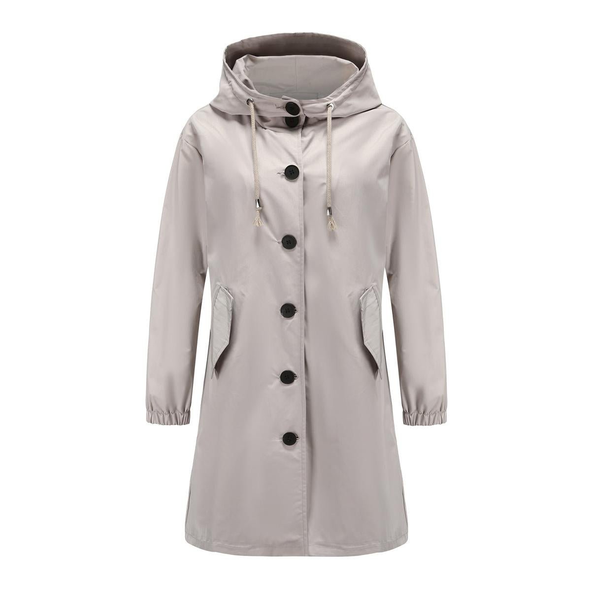 Abigail | Lightweight Waterproof Hooded Rain Jacket for Women