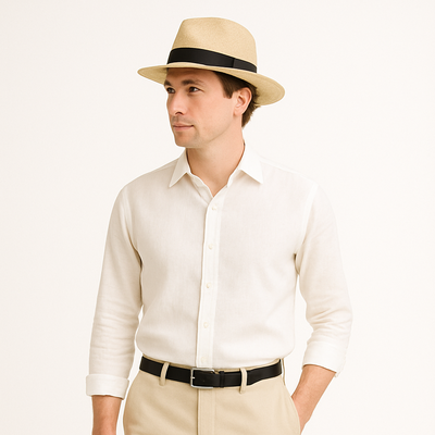 Carter | Men’s Handmade Panama Hat – Timeless Summer Style with Artisan Detail