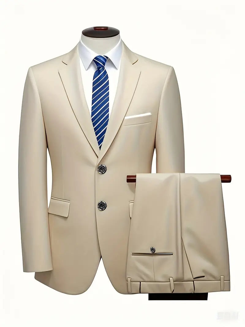Waylon | Men’s Casual Two-Piece Suit – Smart Tailored Fit with Modern Elegance