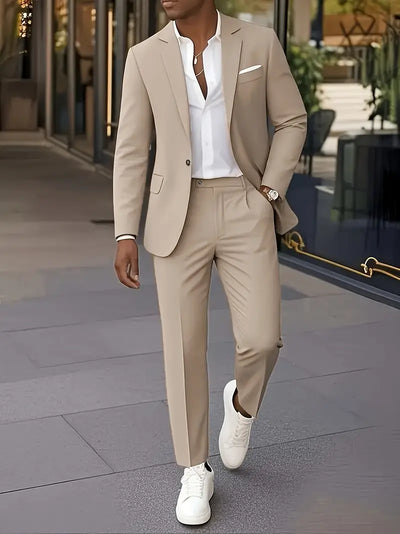 Waylon | Men’s Casual Two-Piece Suit – Smart Tailored Fit with Modern Elegance