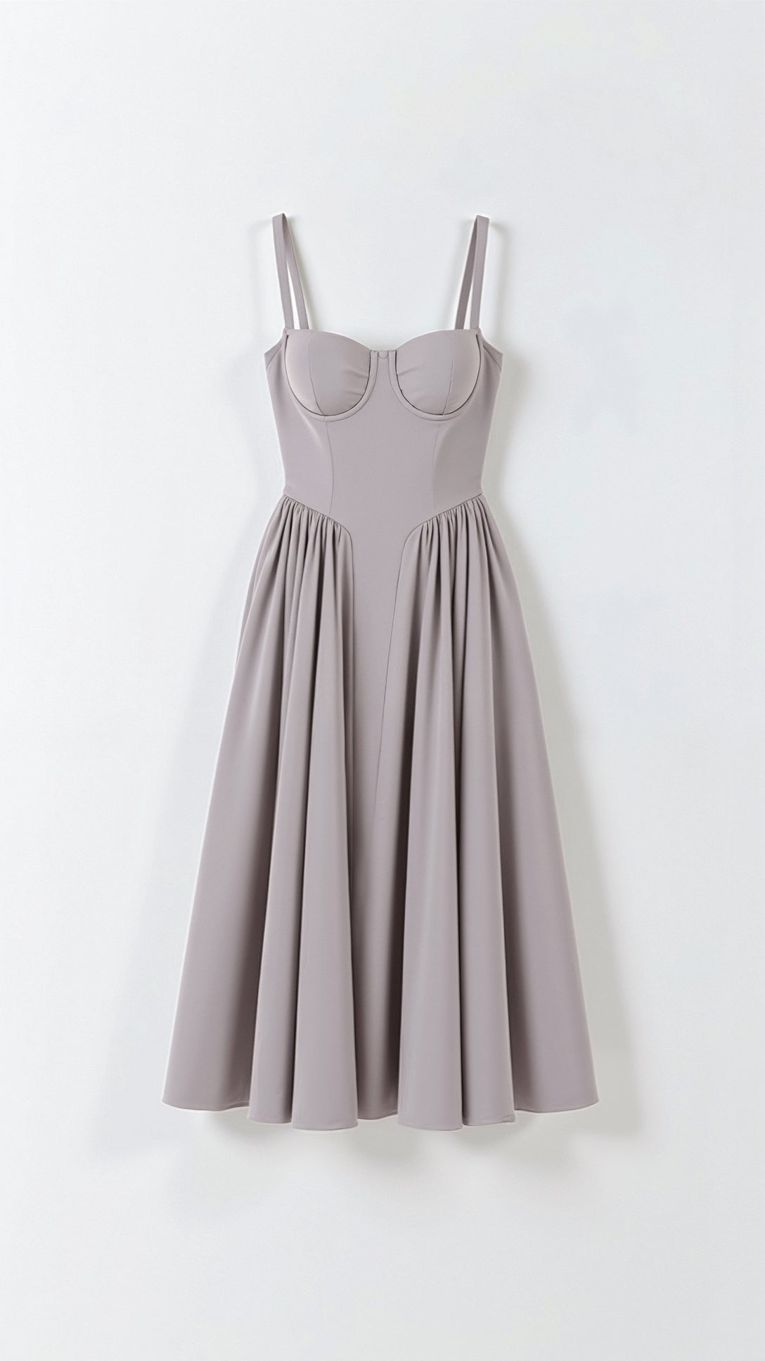 Natasha | Women’s Sculpted Bustier Midi Dress