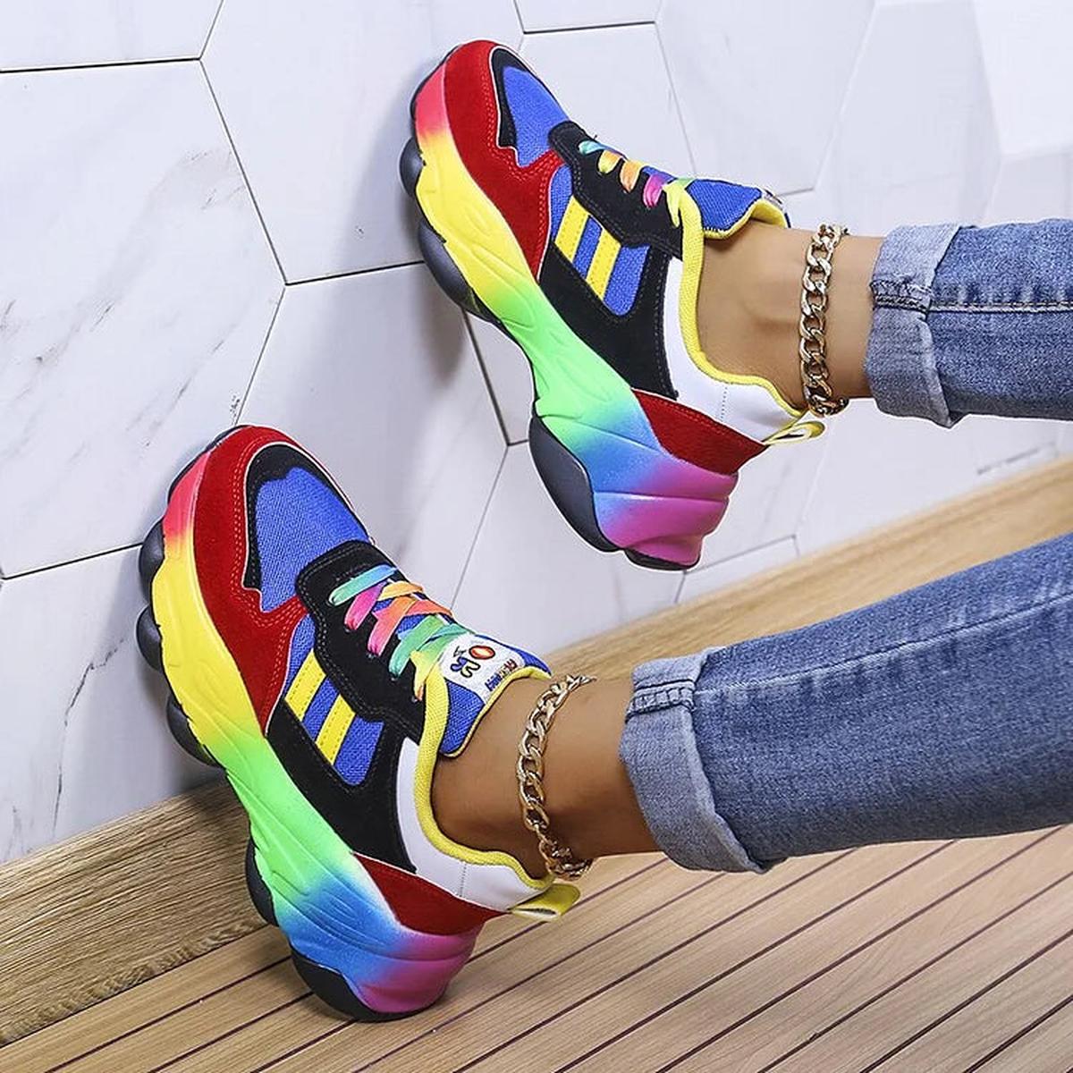 Elsie | Orthopedic Rainbow Shoes with Arch Support