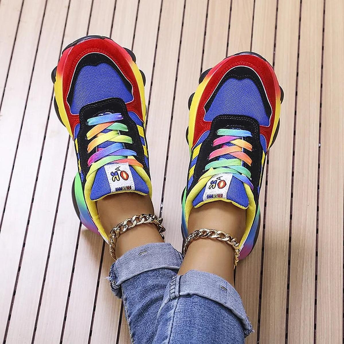 Elsie | Orthopedic Rainbow Shoes with Arch Support