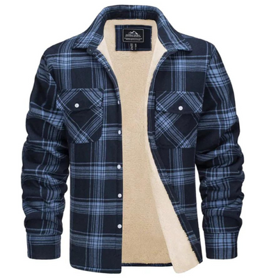 Ryder | Men’s Sherpa-Lined Plaid Shirt Jacket