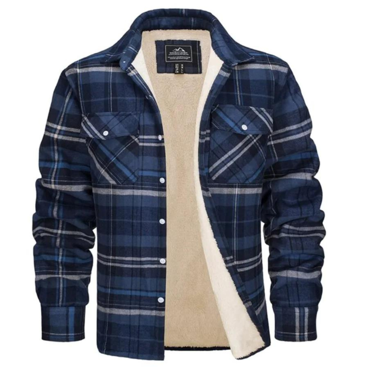 Ryder | Men’s Sherpa-Lined Plaid Shirt Jacket