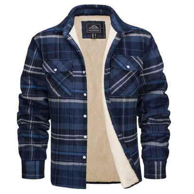 Ryder | Men’s Sherpa-Lined Plaid Shirt Jacket