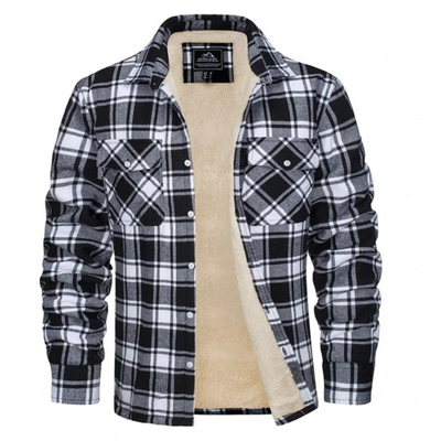 Ryder | Men’s Sherpa-Lined Plaid Shirt Jacket